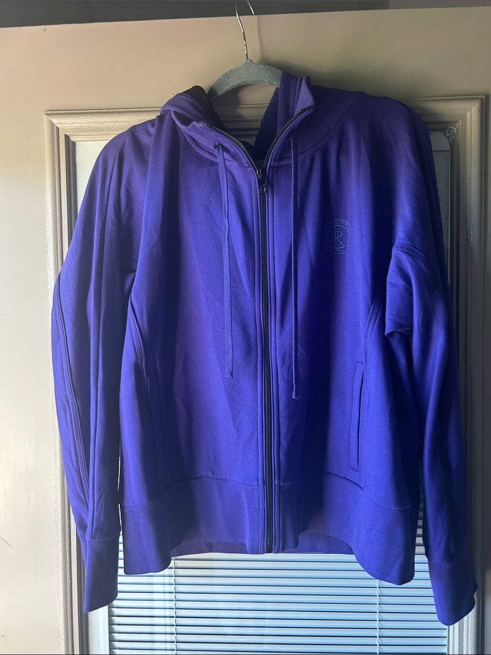 Lauren Ralph Lauren Purple Full-Zip Bomber Hoodie